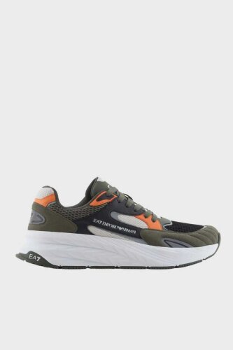 EA7 Erkek Logolu Bağcıklı Sneaker - 2