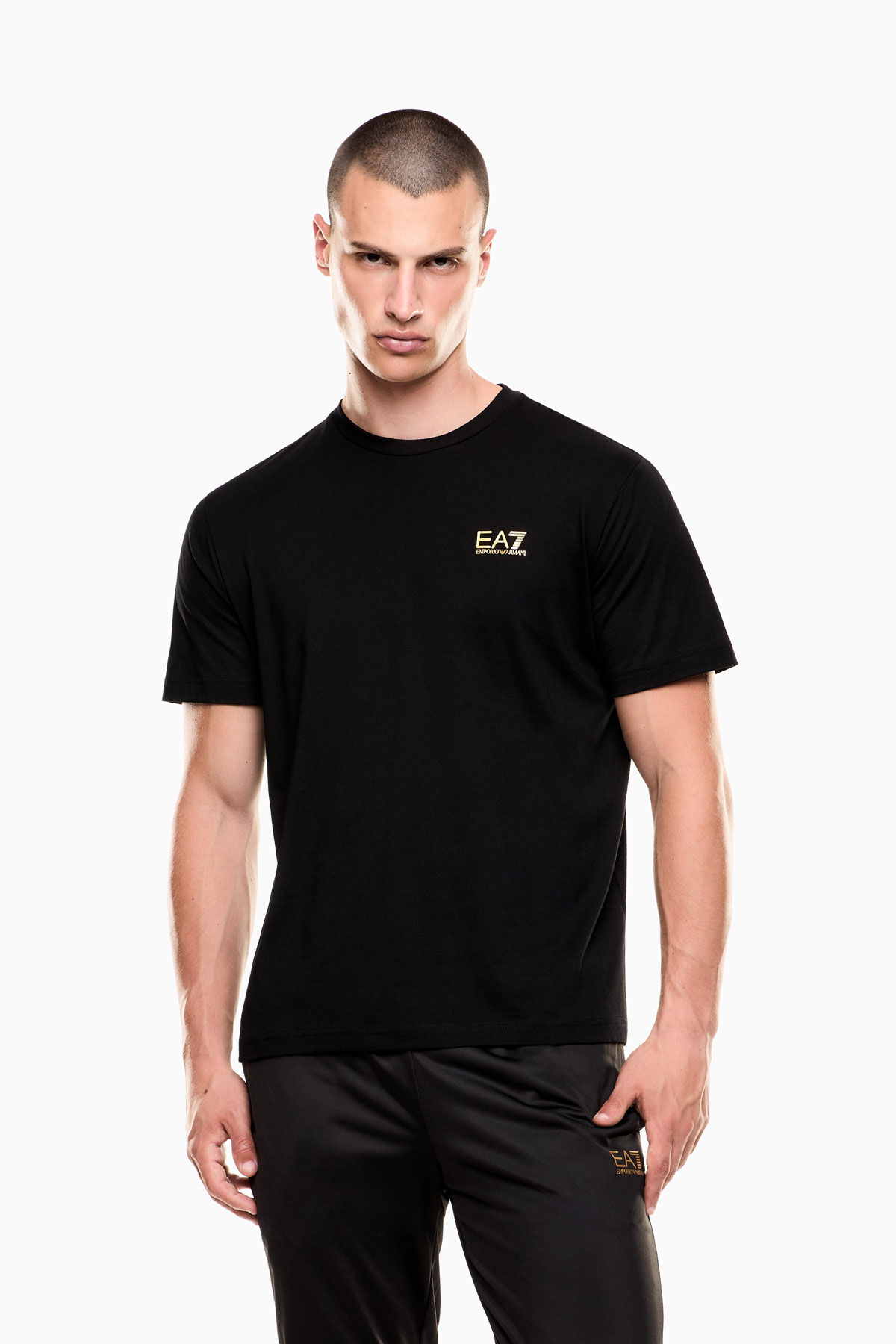 Emporio Armani Bisiklet Yaka Logolu T-Shirt - 1