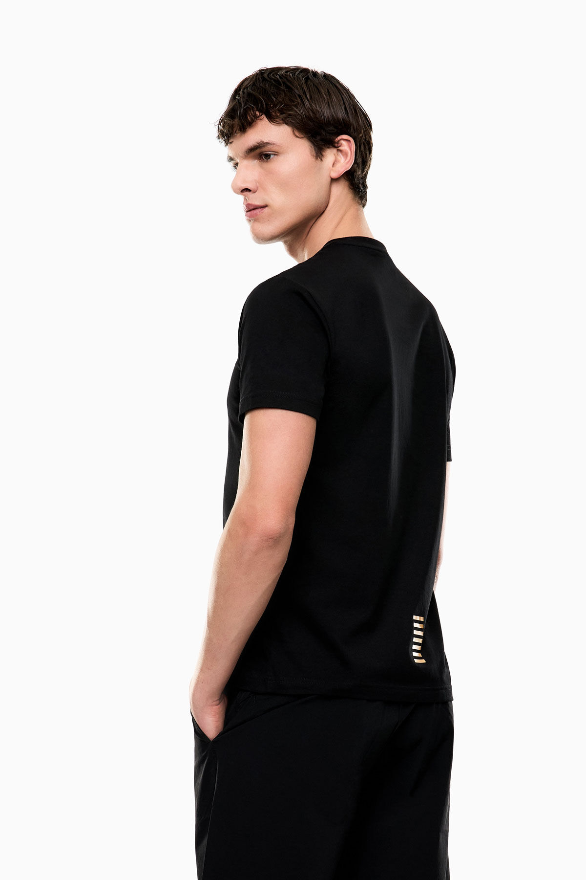 Emporio Armani Erkek Bisiklet Yaka T-Shirt - 4
