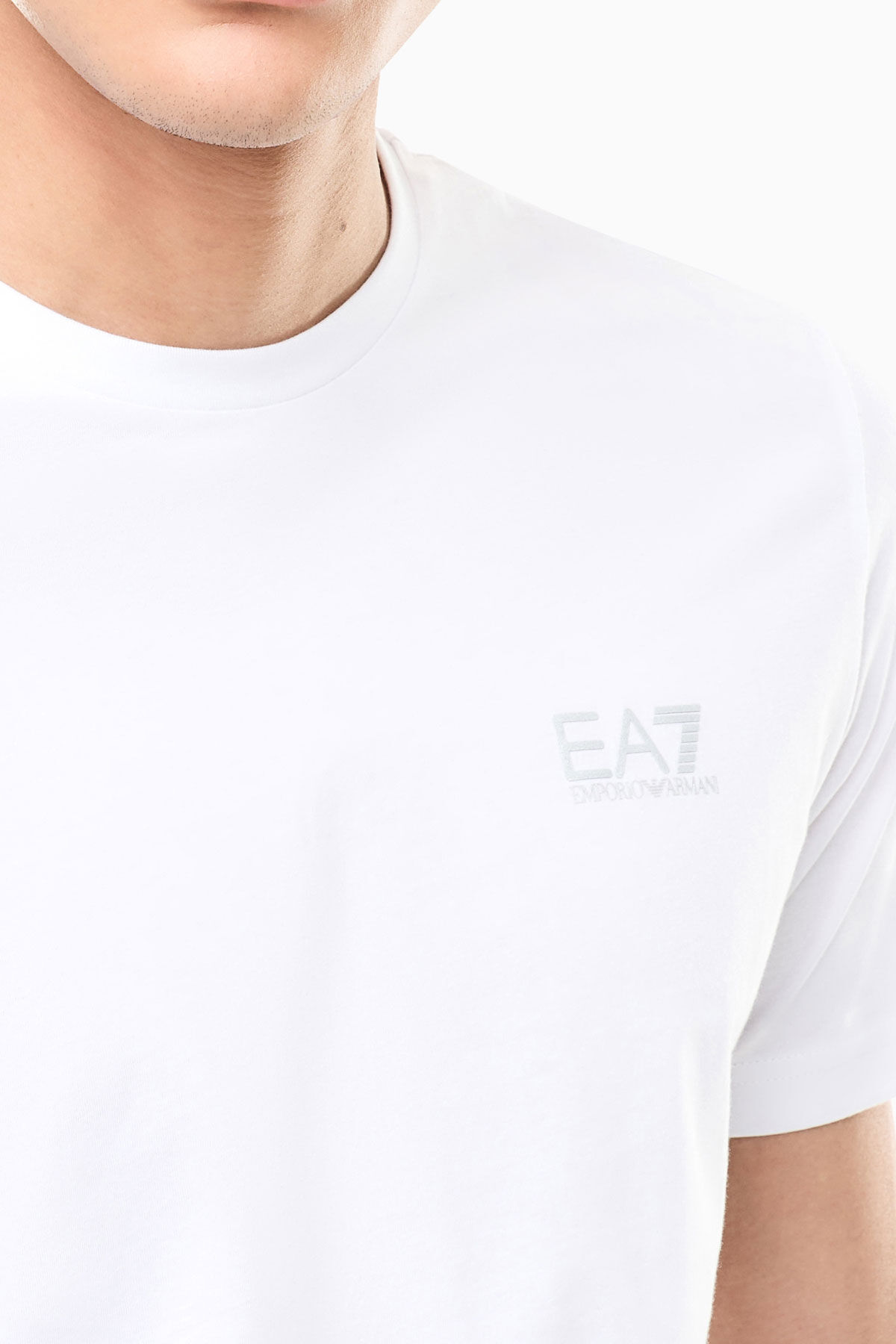 Emporio Armani Erkek Bisiklet Yaka T-Shirt - 4