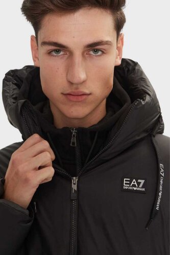 Emporio Armani Erkek Kapşonlu Şişme Mont - 4