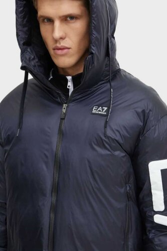Emporio Armani Erkek Kapşonlu Şişme Mont - 4