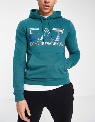 Emporio Armani Erkek Kapşonlu Sweatshirt - Emporio Armani