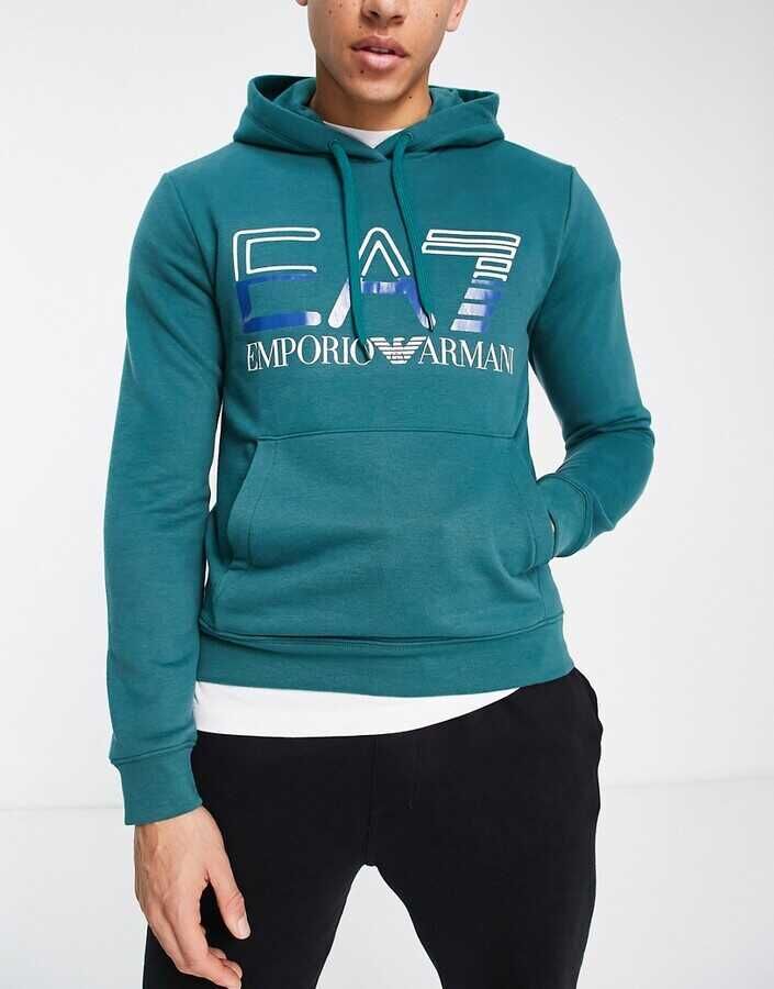 Emporio Armani Erkek Kapşonlu Sweatshirt - 1