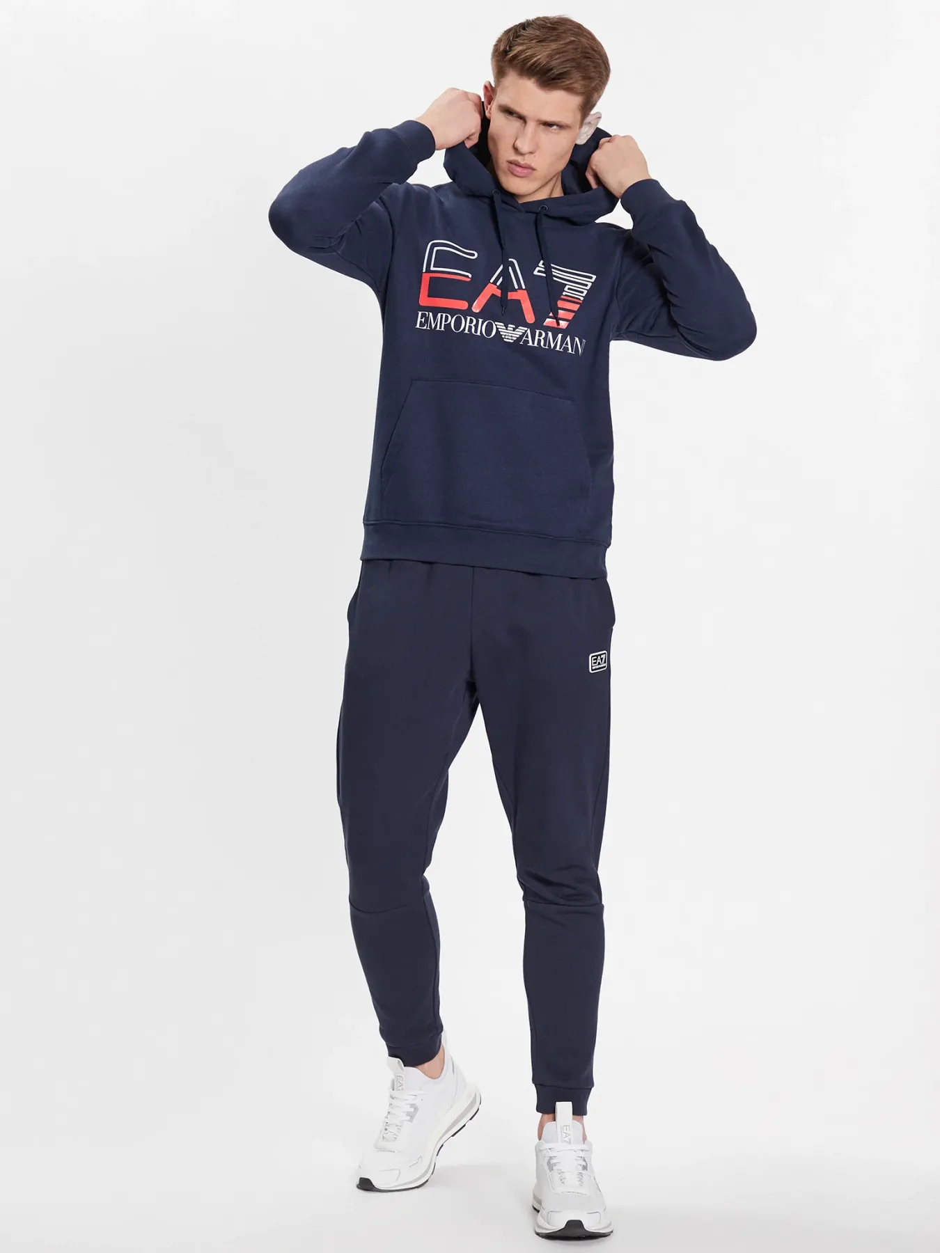 Emporio Armani Erkek Kapşonlu Sweatshirt - 2