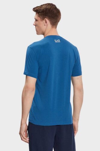 Emporio Armani Erkek Logolu Bisiklet Yaka T-Shirt - 3