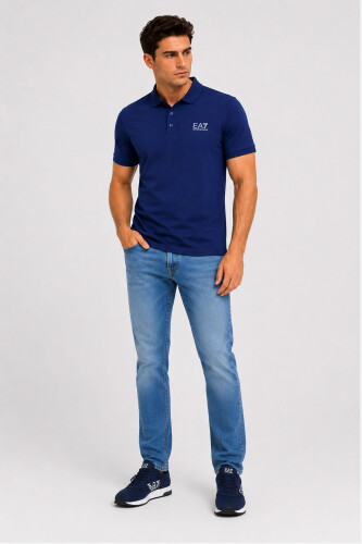 Emporio Armani Erkek Polo Yaka T-Shirt - 5
