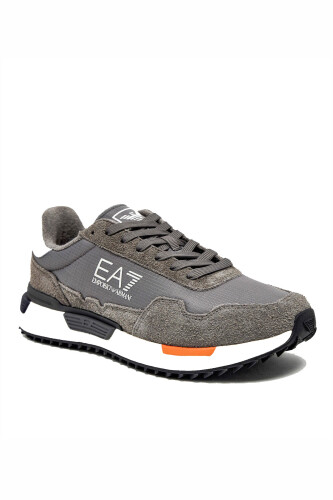 Emporio Armani Erkek Süet Sneaker - Emporio Armani