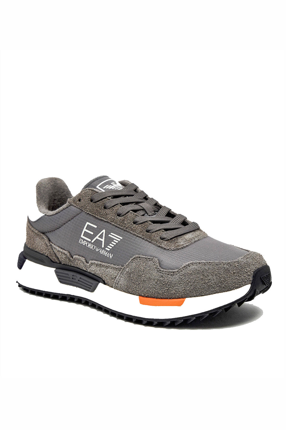 Emporio Armani Erkek Süet Sneaker - 1