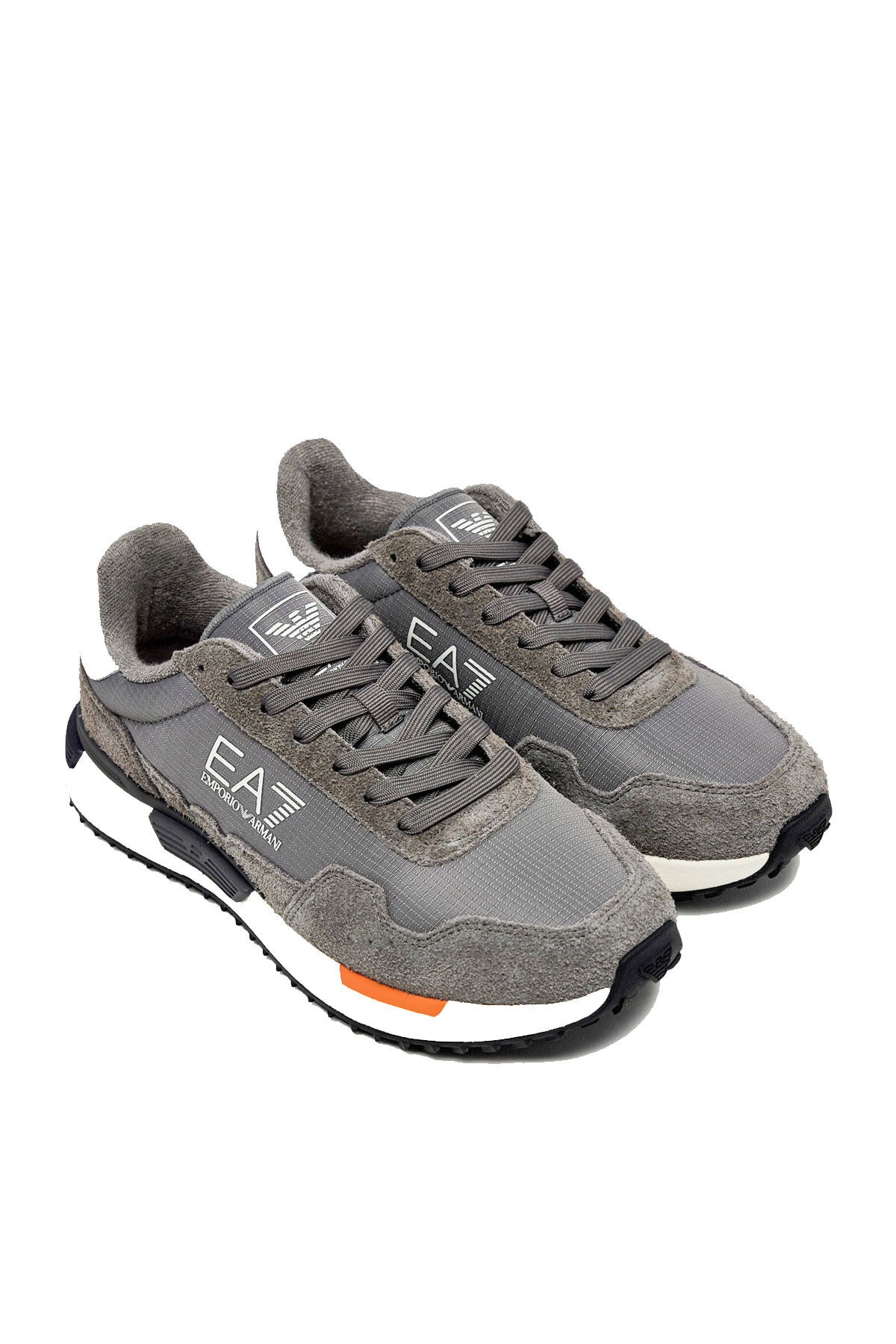 Emporio Armani Erkek Süet Sneaker - 5