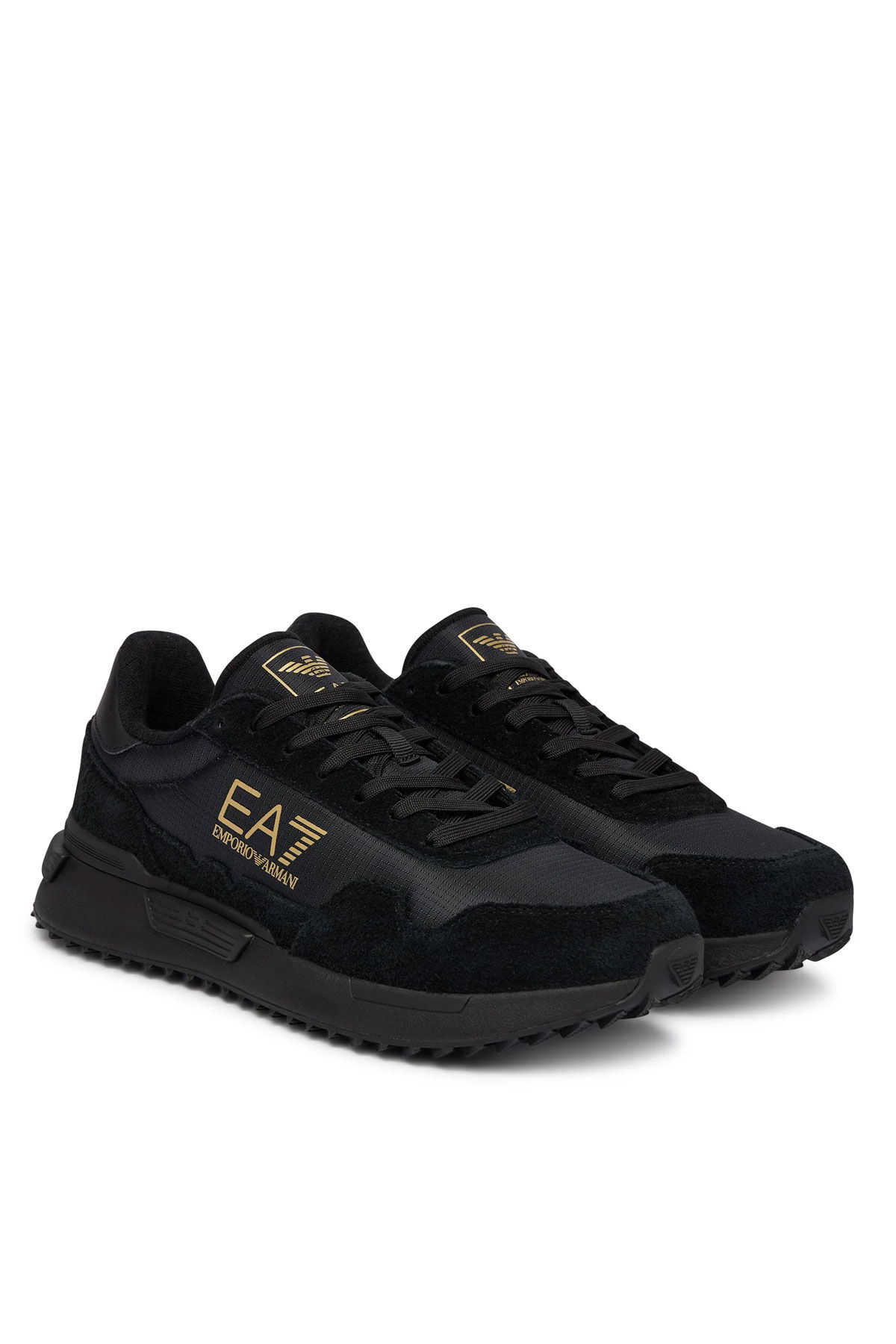 Emporio Armani Erkek Süet Sneaker - 2