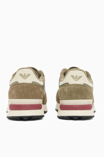 Emporio Armani Erkek Süet Sneaker - 3