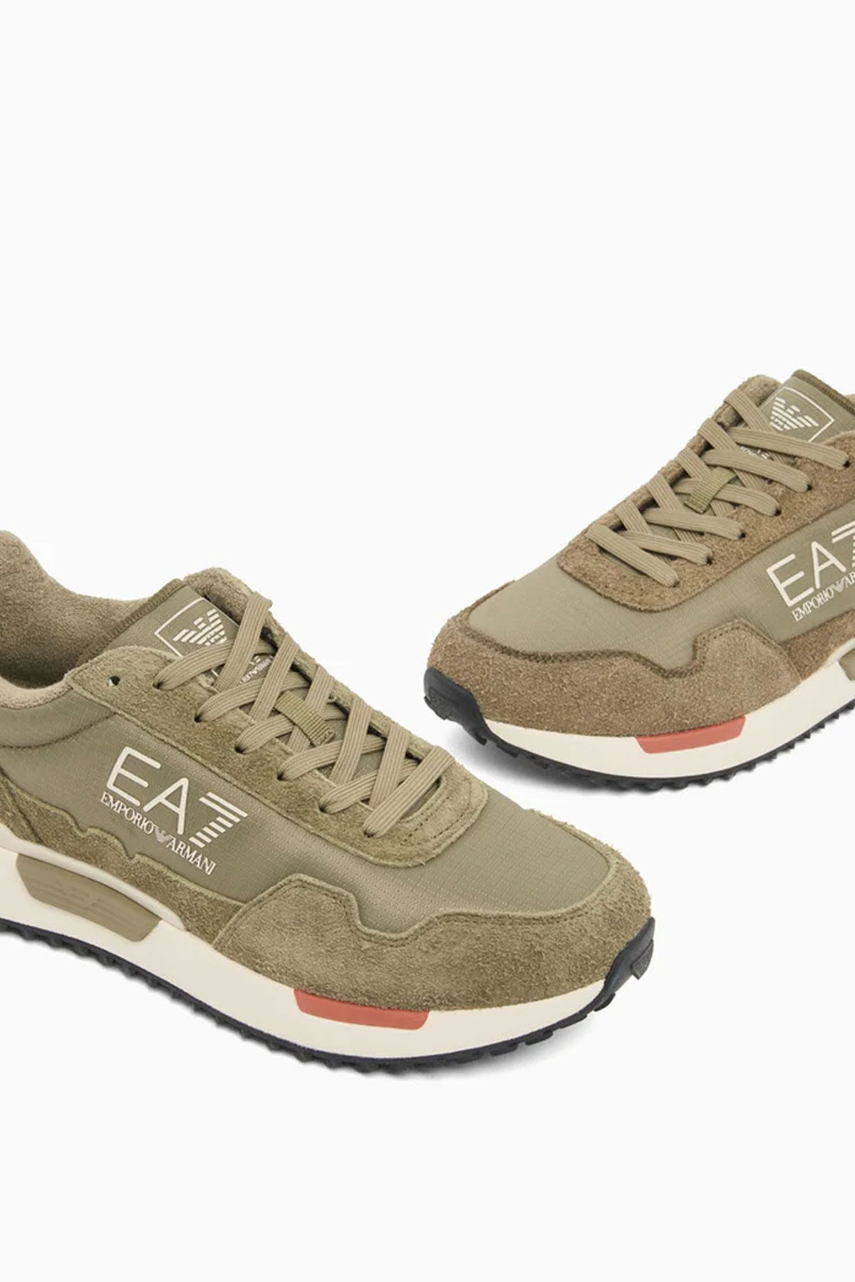 Emporio Armani Erkek Süet Sneaker - 5