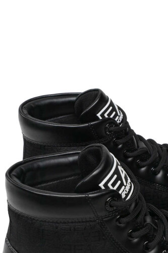 Emporio Armani Erkek Yarım Bot Sneaker - 5