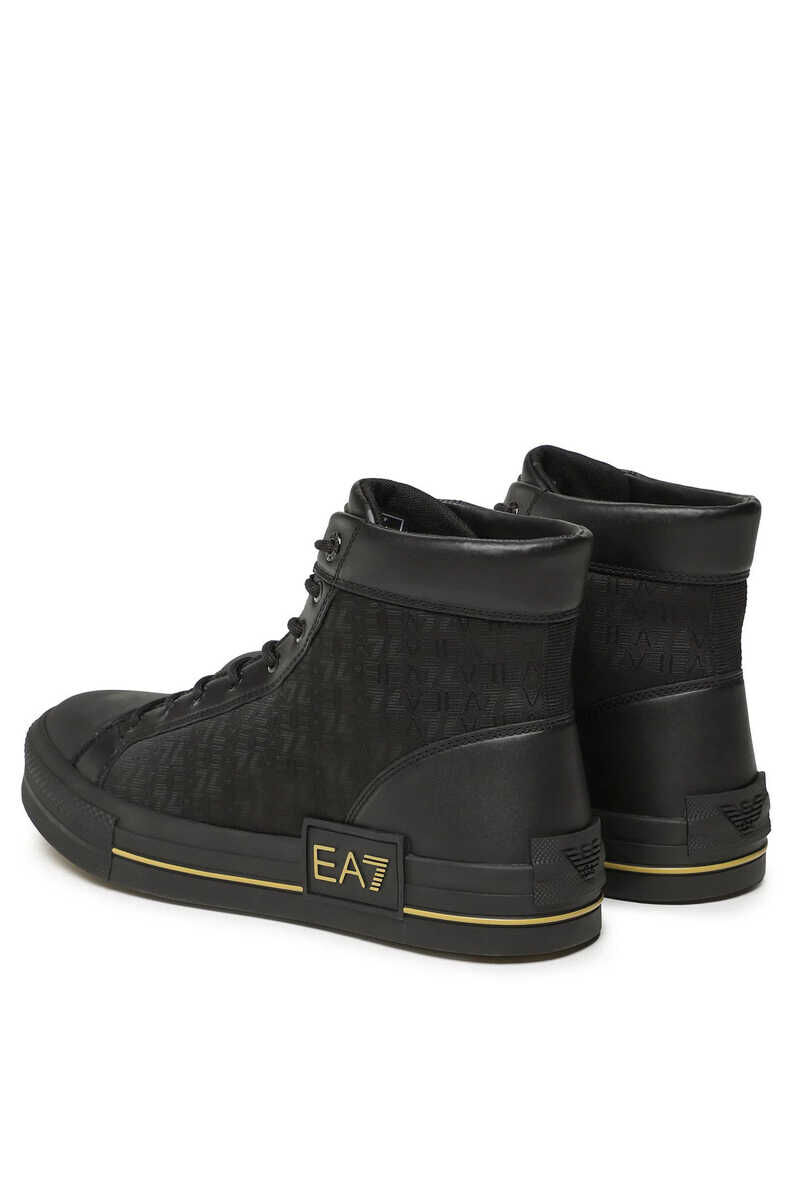 Emporio Armani Erkek Yarım Bot Sneaker - 5