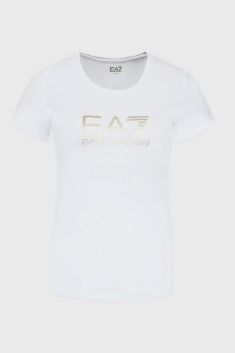 Emporio Armani Kadın Bisiklet Yaka T-Shirt - 5