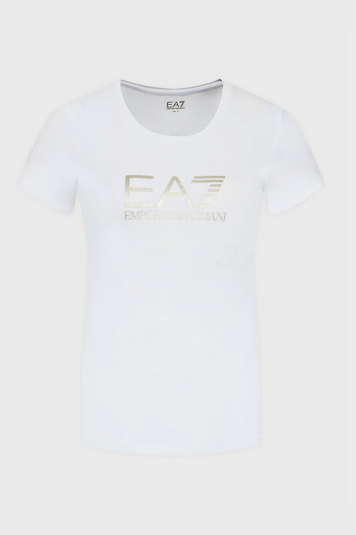 Emporio Armani Kadın Bisiklet Yaka T-Shirt - 5