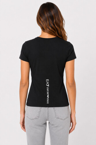 Emporio Armani Kadın Bisiklet Yaka T-Shirt - 2