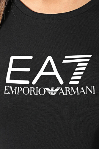 Emporio Armani Kadın Bisiklet Yaka T-Shirt - 5