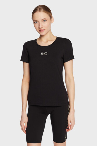 Emporio Armani Kadın Bisiklet Yaka T-Shirt - Emporio Armani