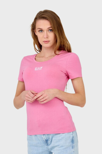 Emporio Armani Kadın Bisiklet Yaka T-Shirt - 5
