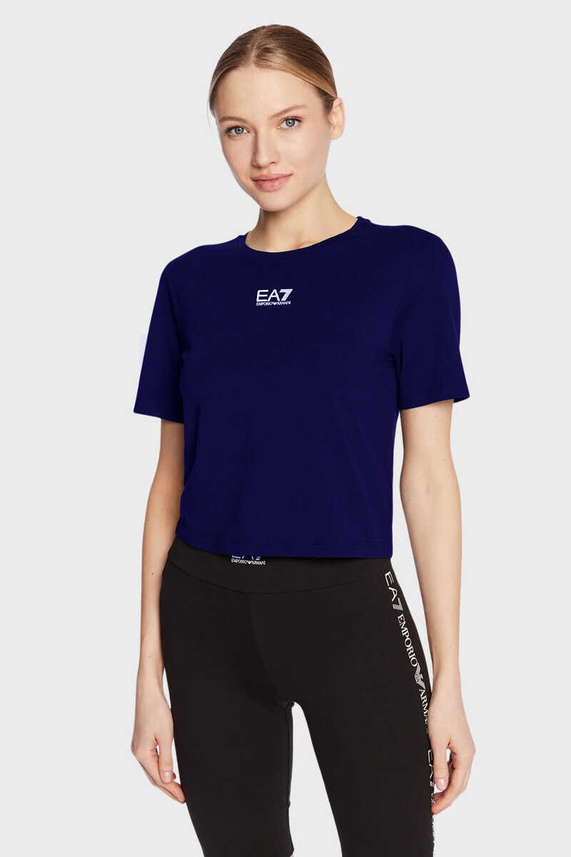 Emporio Armani Kadın Crop T-Shirt - 1