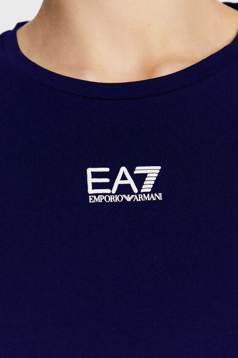Emporio Armani Kadın Crop T-Shirt - 2