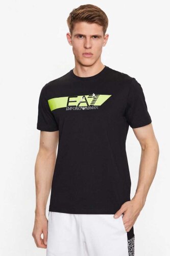Emporio Armani Logolu Bisiklet Yaka T-Shirt - Emporio Armani