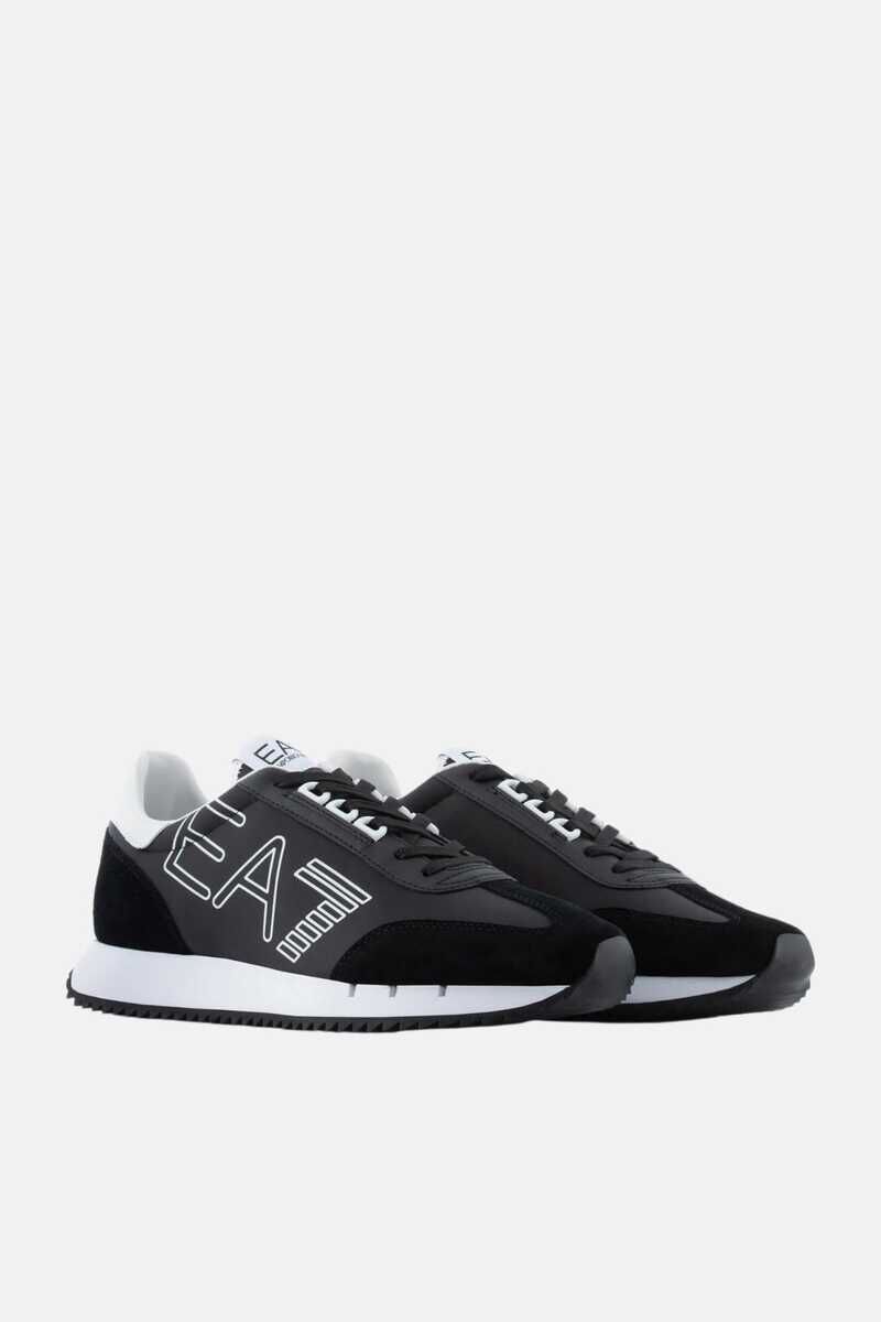 Emporio Armani Logolu Erkek Sneaker - 3