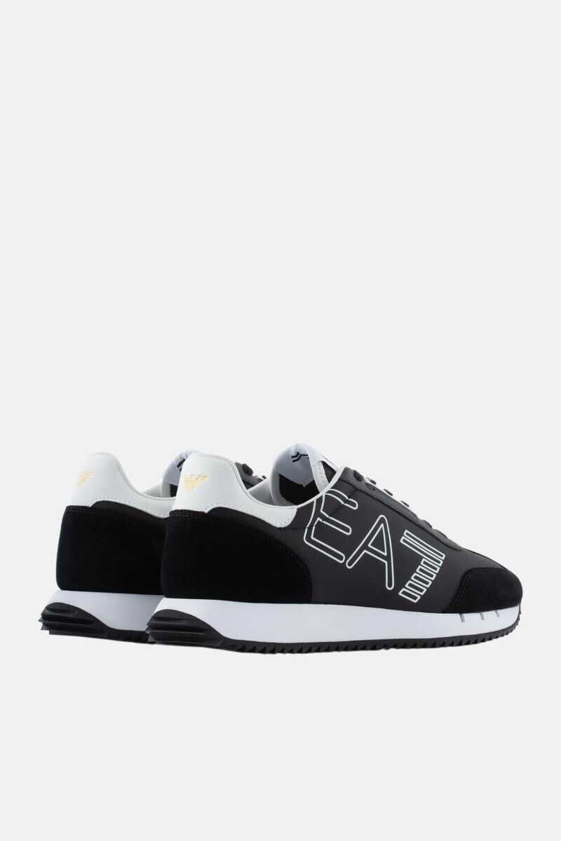 Emporio Armani Logolu Erkek Sneaker - 4