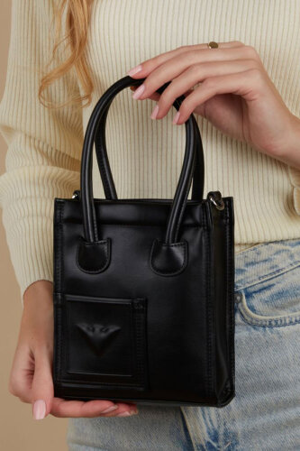 Emporio Armani Omuz Askılı Deri Çanta - 2
