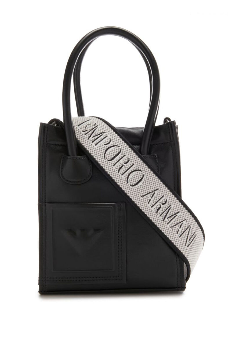 Emporio Armani Omuz Askılı Deri Çanta - 1