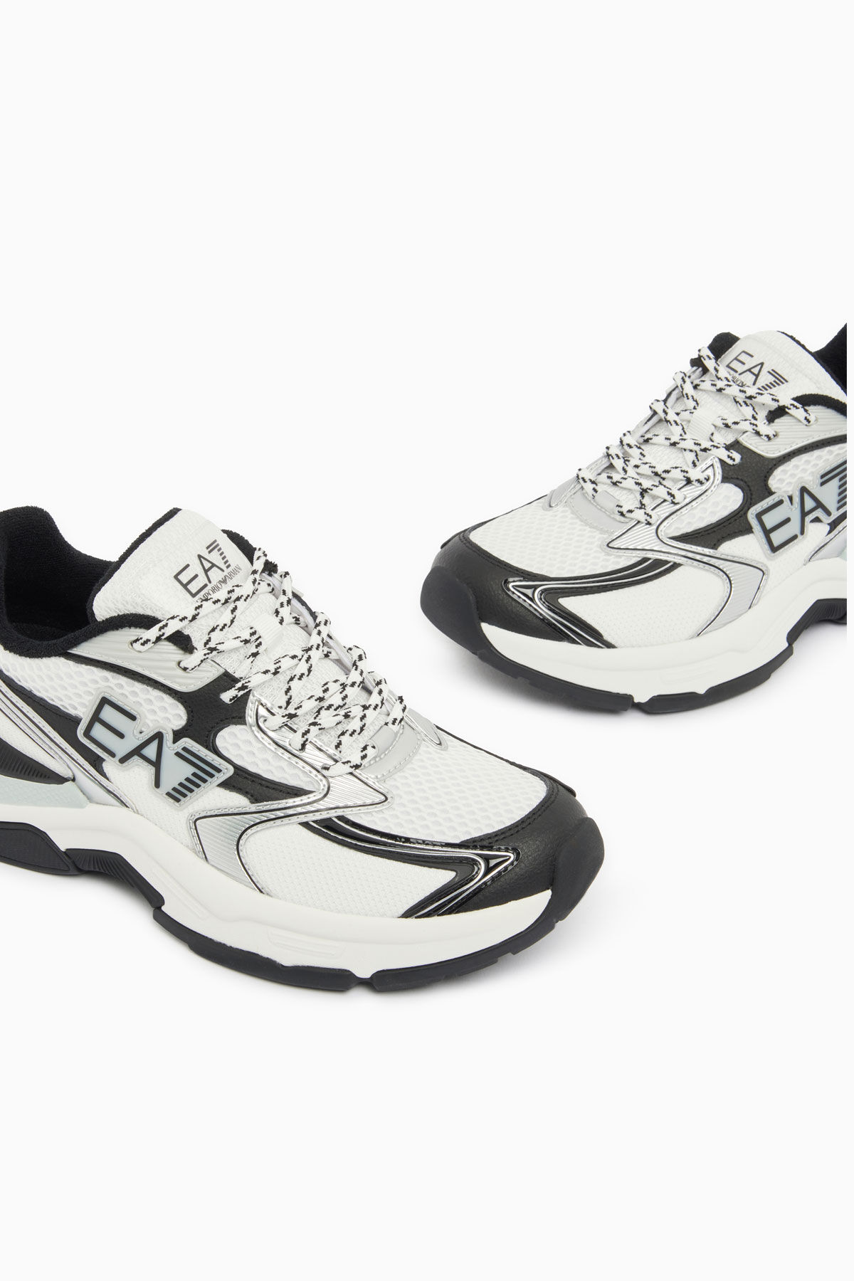 Emporio Armani Unisex Bağcıklı Sneaker - 4