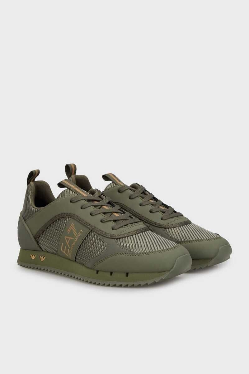 Emporio Armani Unisex Bağcıklı Sneaker - 4