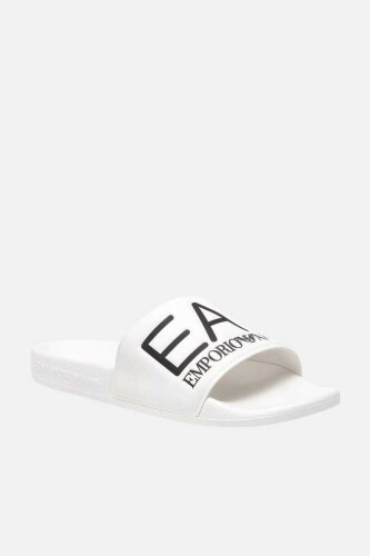 Emporio Armani Unisex Logolu Terlik - Emporio Armani