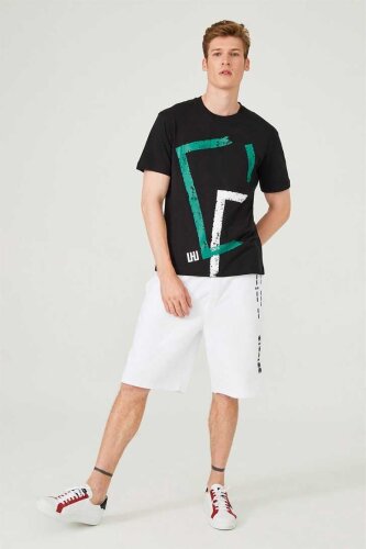 Erkek Bisiklet Yaka T-Shirt - 2