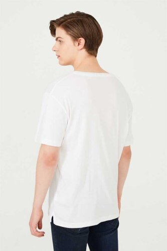 Erkek Bisiklet Yaka T-Shirt - 4