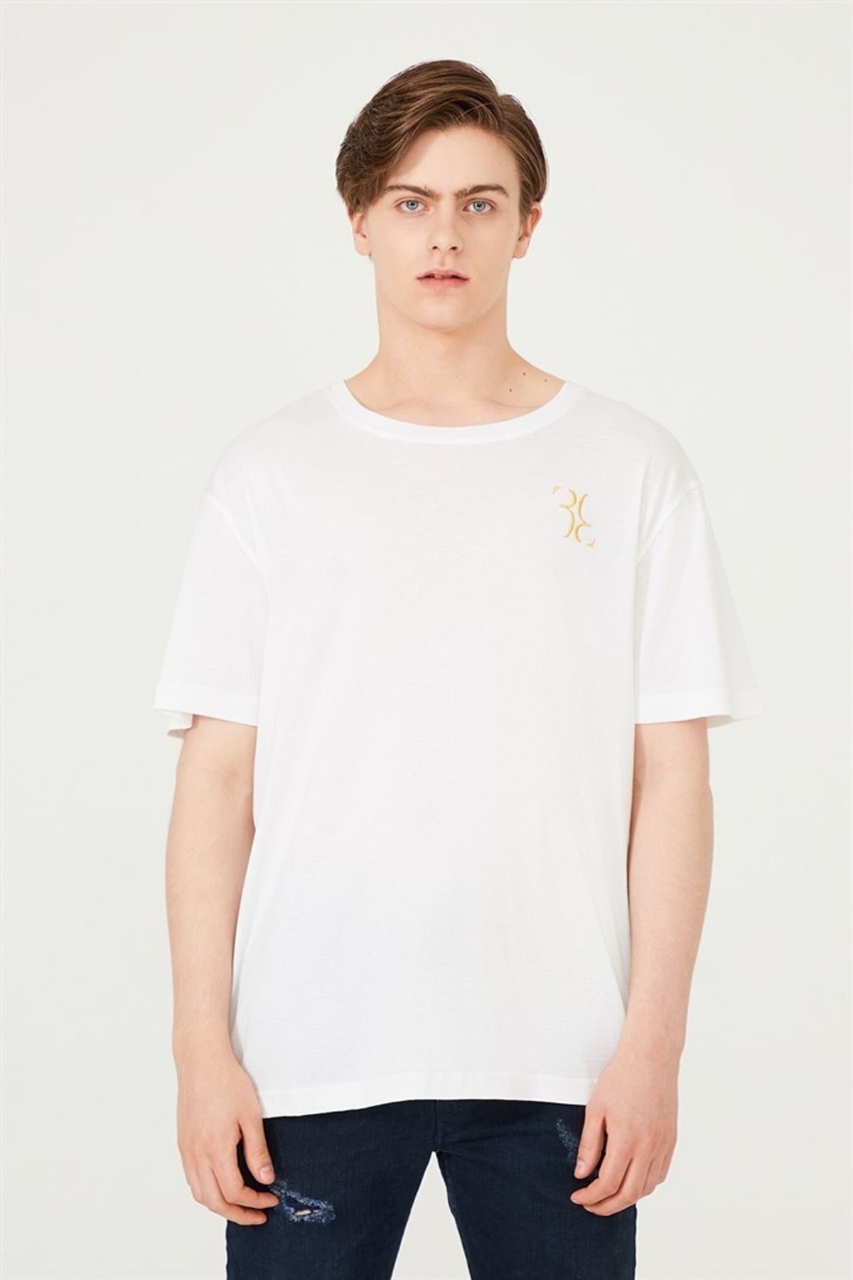 Erkek Bisiklet Yaka T-Shirt - 5