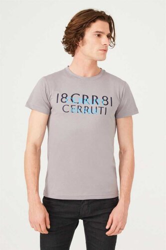 Erkek Bisiklet Yaka T-Shirt - Cerruti 1881