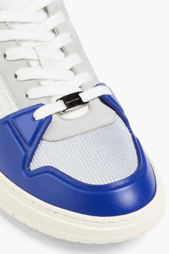 Ferragamo Erkek Deri Bağcıklı Sneaker - 4