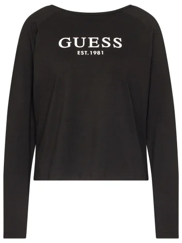 Guess Bisiklet Yaka Uzun Kollu Kadın T-Shirt - 3