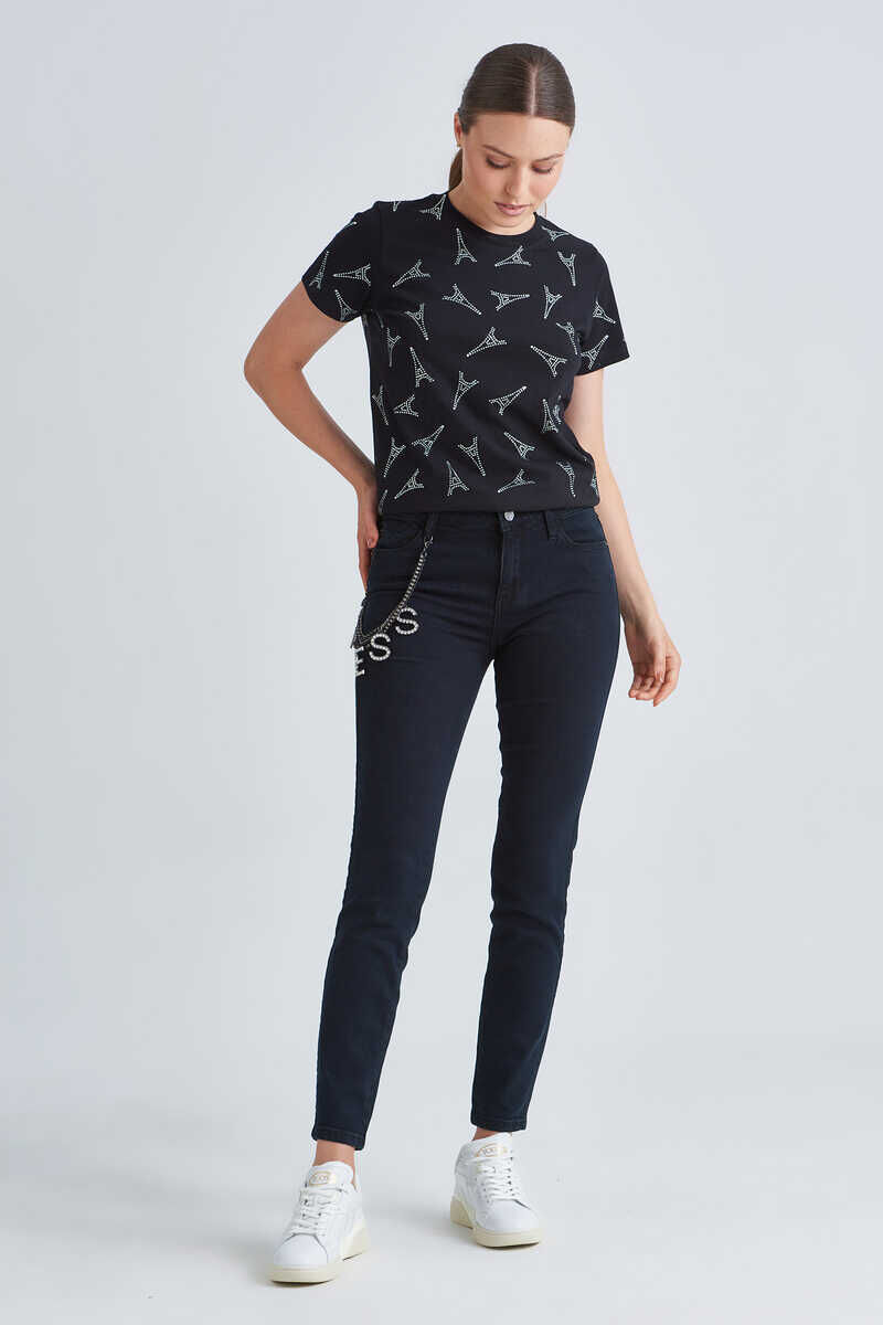 Guess Sexy Curve Zincir Kemer Kadın Jeans - 1