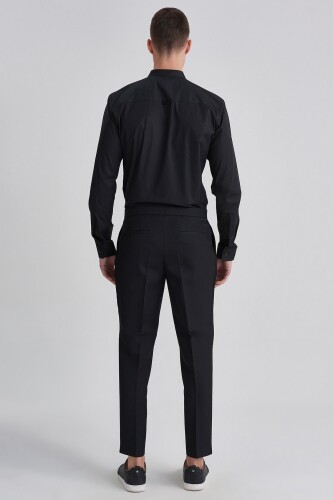 Hugo Boss Beli Bağcıklı Yünlü Erkek Pantolon - 12