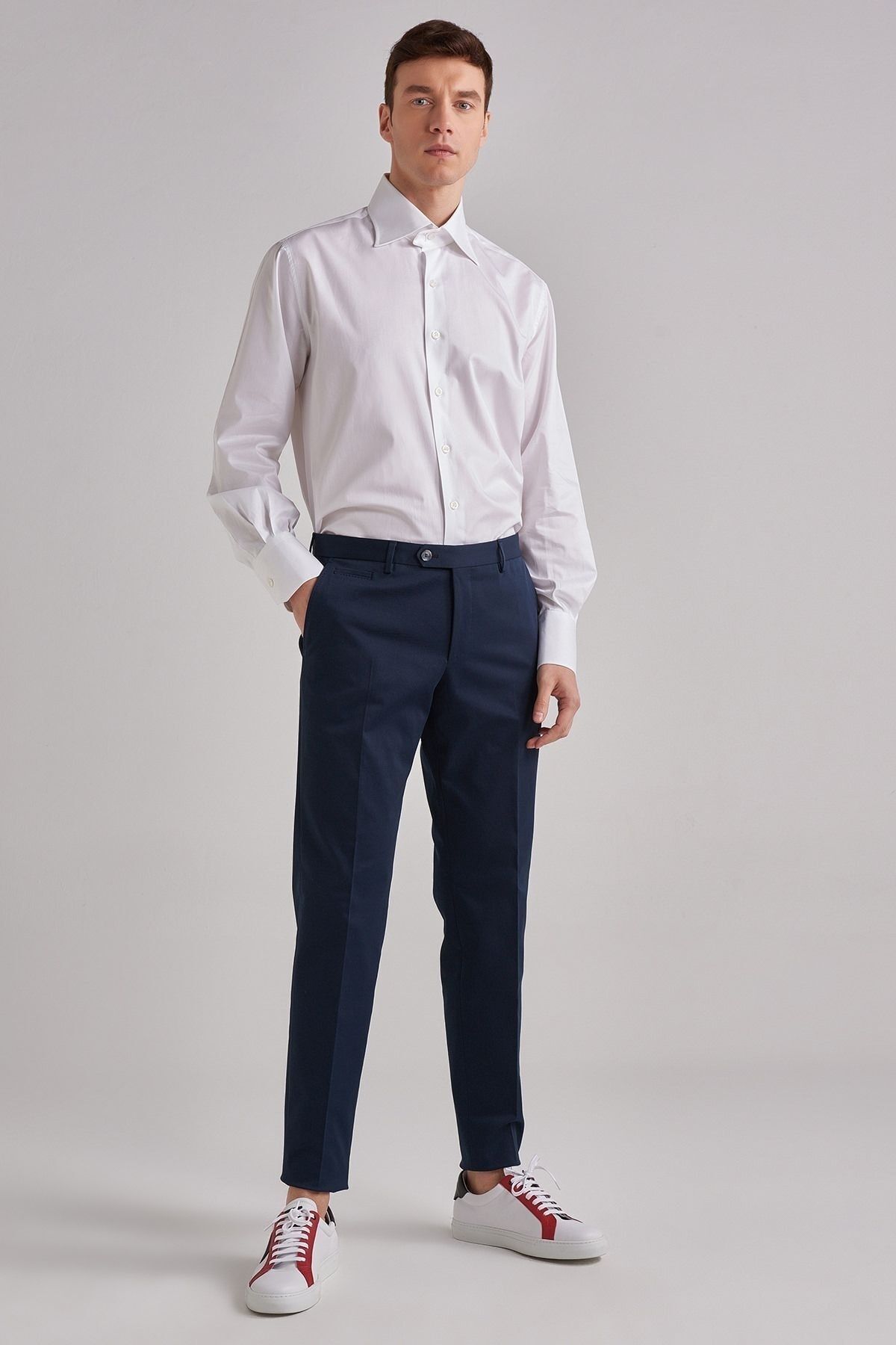 Hugo Boss Erkek Regular Kanvas Pantolon - 5