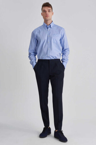Hugo Boss Erkek Slim Fit Yün Pantolon - Hugo