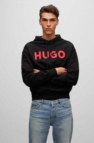 Hugo Erkek Kapşonlu Sweatshirt - Hugo