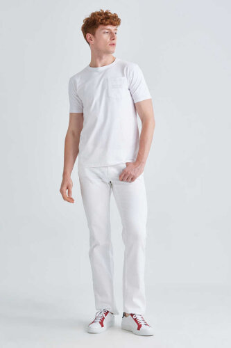 Jeckerson Bisiklet Yaka Erkek Cepli T-Shirt - 2