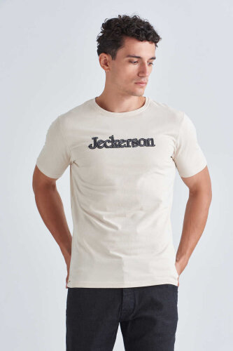 Jeckerson Bisiklet Yaka Erkek Kısa Kollu T-Shirt - Jeckerson
