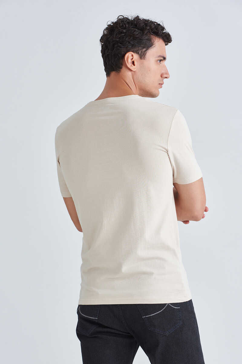 Jeckerson Bisiklet Yaka Erkek Kısa Kollu T-Shirt - 4