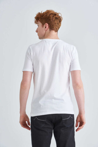 Jeckerson Bisiklet Yaka Erkek Kısa Kollu T-Shirt - 5